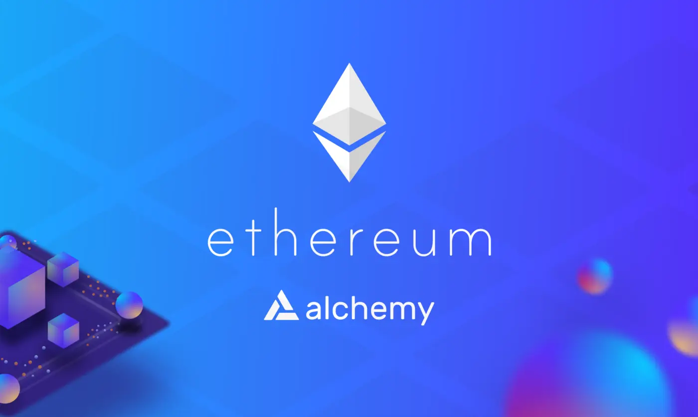 Logotipos de Ethereum y Alchemy