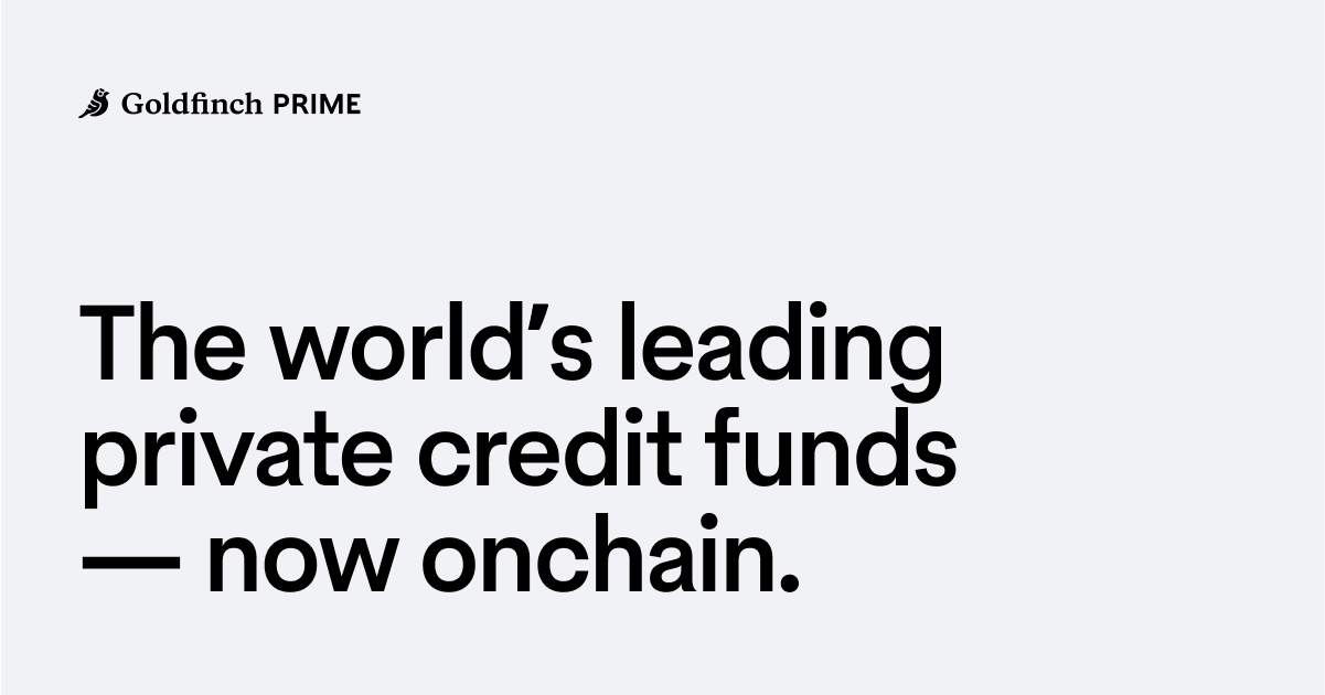 Goldfinch application banner showing the main interface