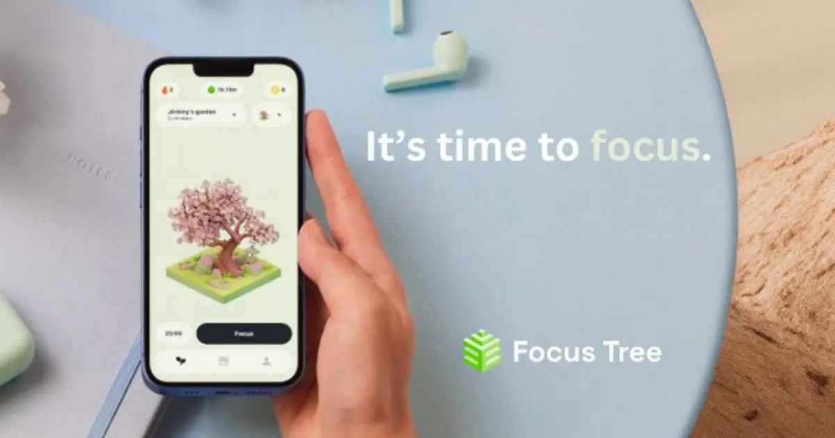 Focus Tree application banner showing the main interface