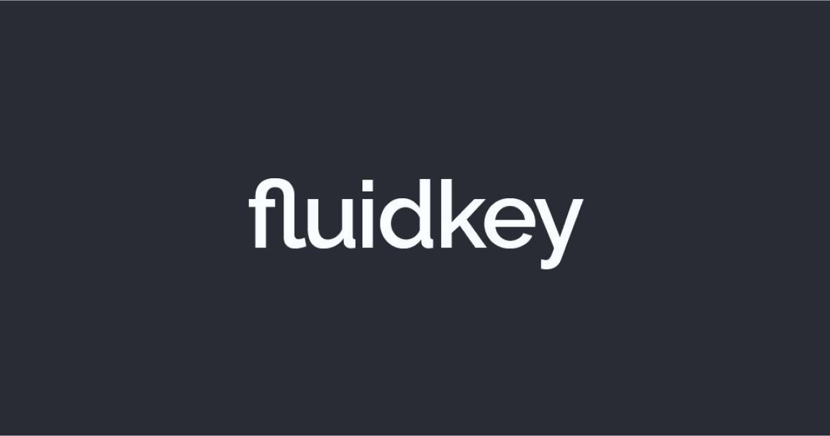 Fluidkey application banner showing the main interface