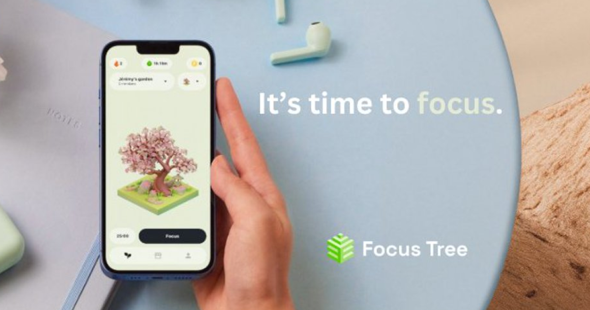 Focus Tree application banner showing the main interface