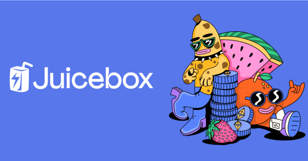 JuiceboxETH application banner showing the main interface