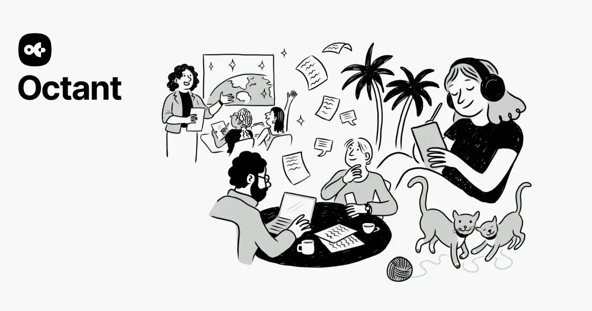 Octant application banner showing the main interface